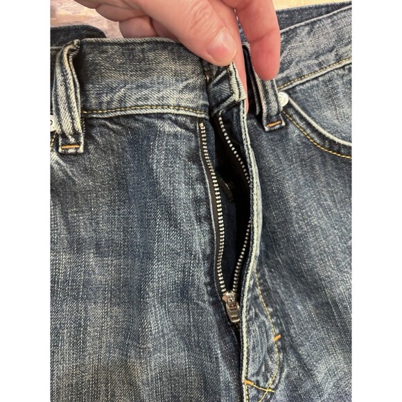 MENS HUGO BOSS MEDIUM WASH REGULAR FIT STRAIGHT LEG BLUE JEANS 33X32 - Picture 10 of 14